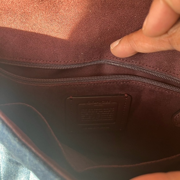 #Coach Blue Marley Top Handle - Picture 8 of 17